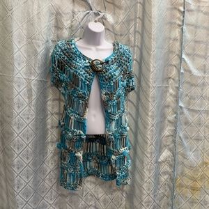 vest handmade crocheted